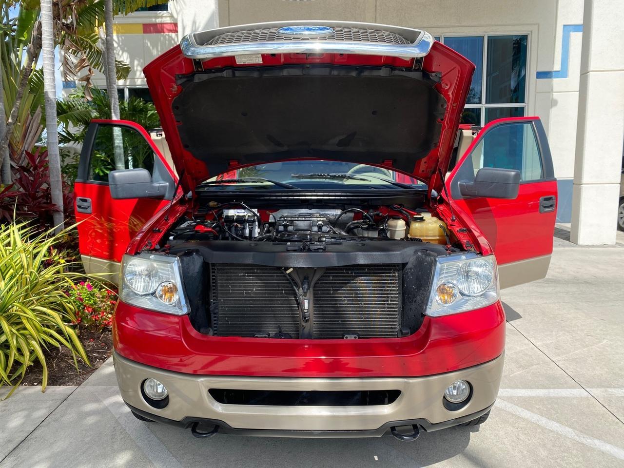 2007 Ford F-150 Lariat 4WD LEATHER LOW MILES 80,286 Pompano Beach FL
