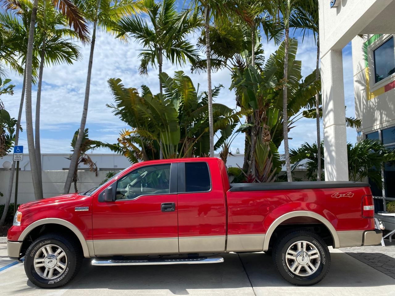 2007 Ford F-150 Lariat 4WD LEATHER LOW MILES 80,286 Pompano Beach FL