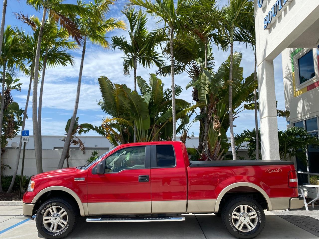 2007 Ford F-150 Lariat 4WD LEATHER LOW MILES 80,286 Pompano Beach FL