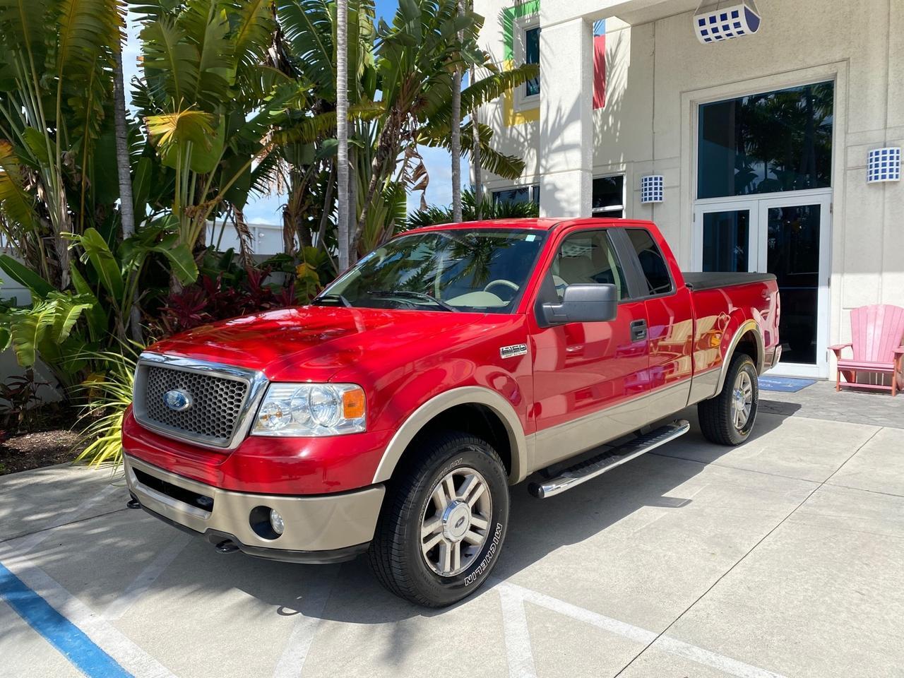 2007 Ford F-150 Lariat 4WD LEATHER LOW MILES 80,286 Pompano Beach FL
