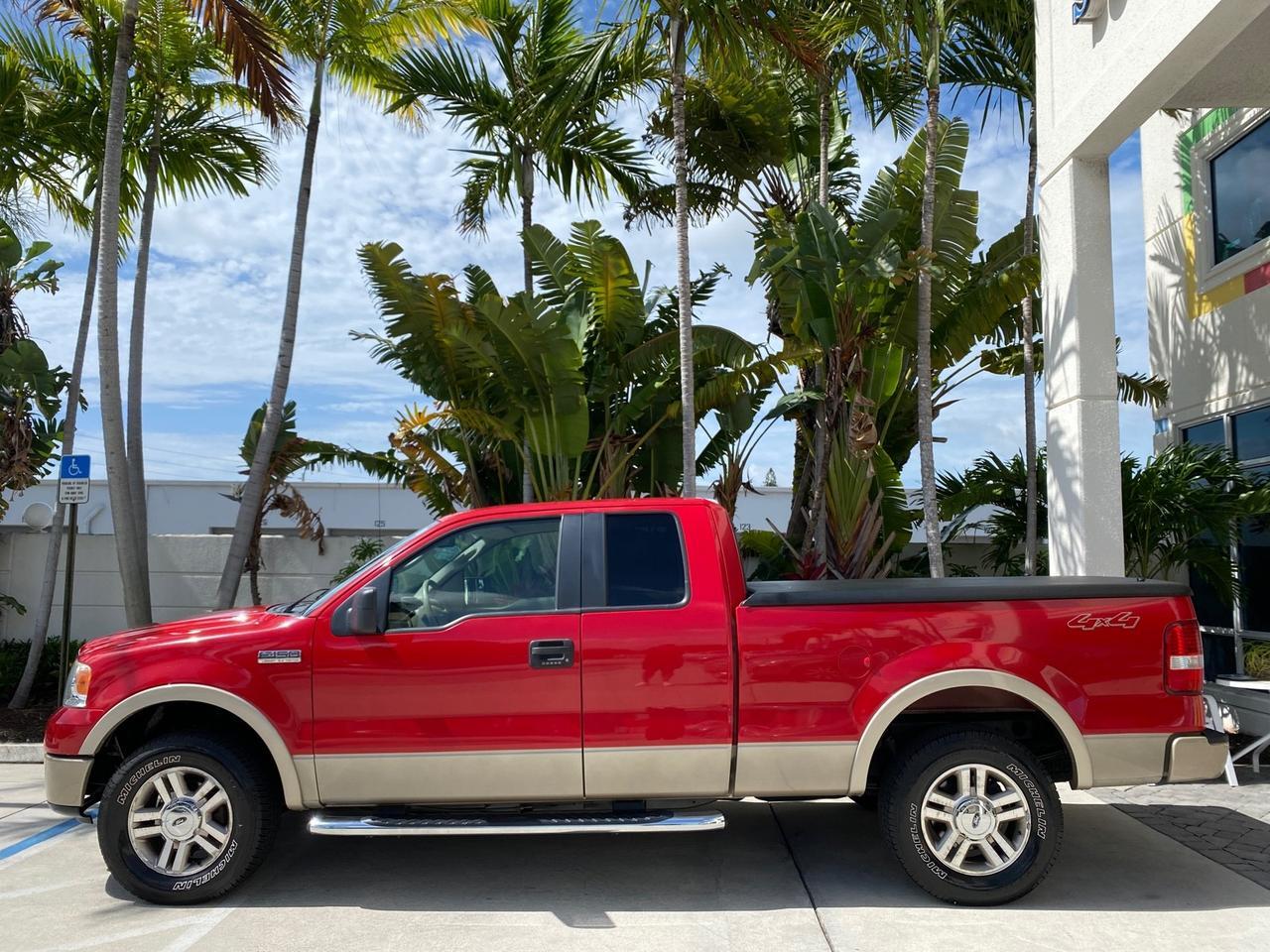 2007 Ford F-150 Lariat 4WD LEATHER LOW MILES 80,286 Pompano Beach FL