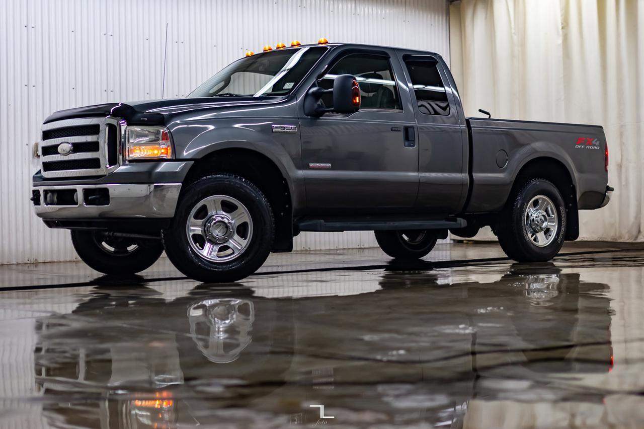2007 Ford F-350 4x4 Super Cab Lariat FX4 Diesel Leather Red Deer AB