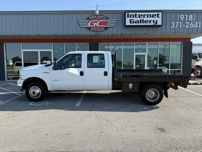 2007 Ford F-350 DRW 4x4 Diesel Flatbed 52k exempt mi's XL Collinsville OK