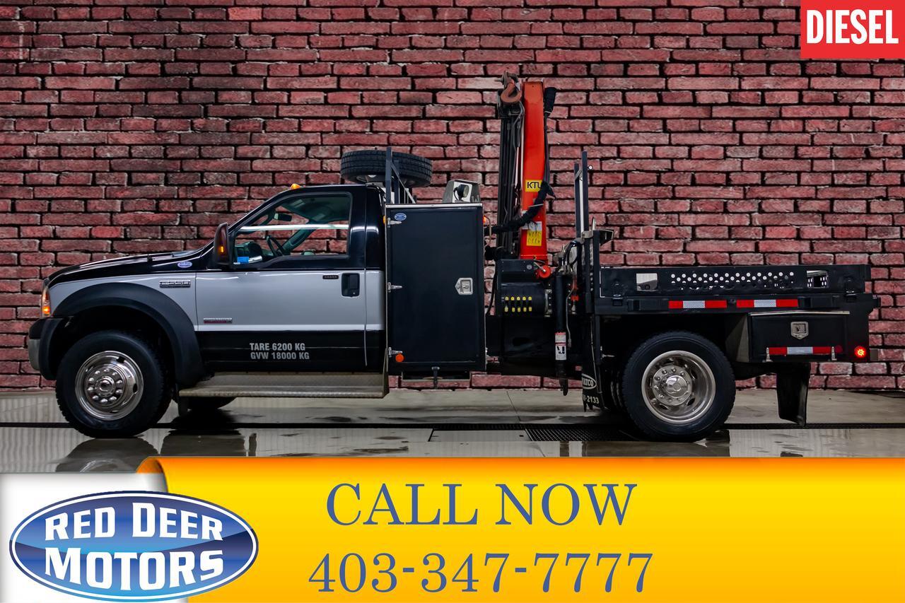 2007 Ford F-550 4x4 Reg Cab XLT Picker Diesel Manual