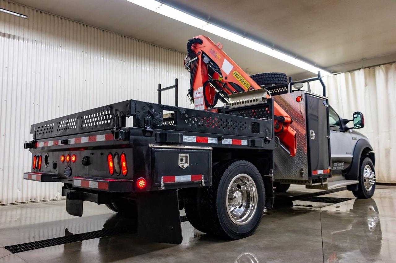 2007 Ford F-550 4x4 Reg Cab XLT Picker Diesel Manual Red Deer AB