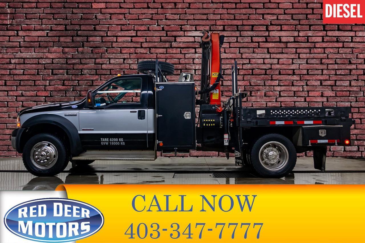 2007 Ford F-550 4x4 Reg Cab XLT Picker Diesel Manual