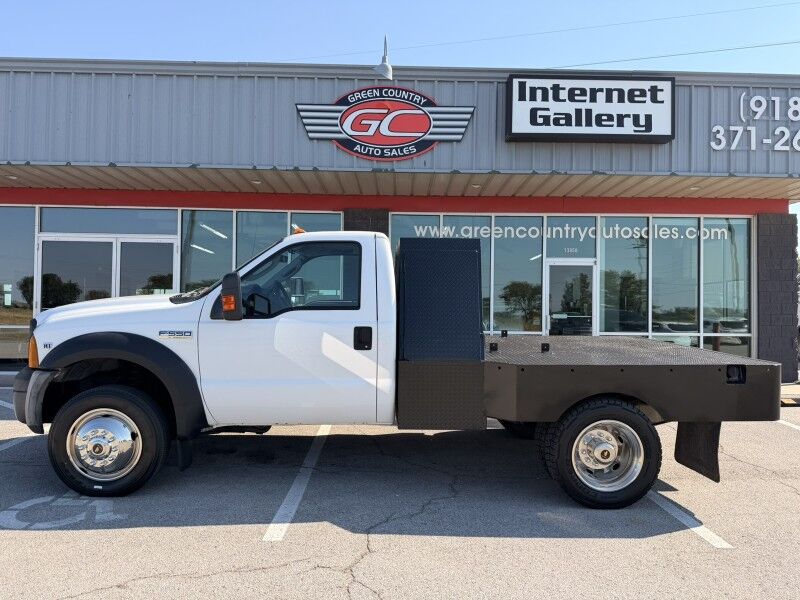 2007 Ford F-550 V10 4x4 Flatbed 67k mi's