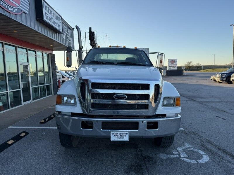 2007 Ford F-750 Utility w/ 84068H Auto Crane Collinsville OK