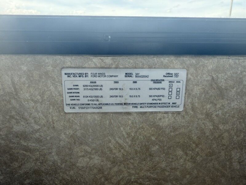 2007 Ford Four Winds Windsport Toy Hauler Collinsville OK