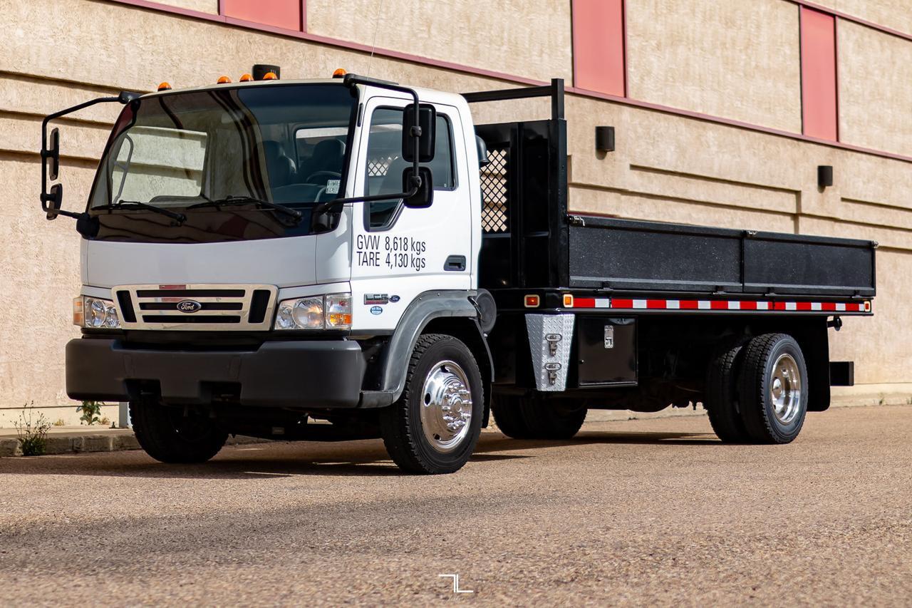 2007 Ford LCF 550 Regular Cab Diesel 16 Ft. Flat Bed Red Deer AB
