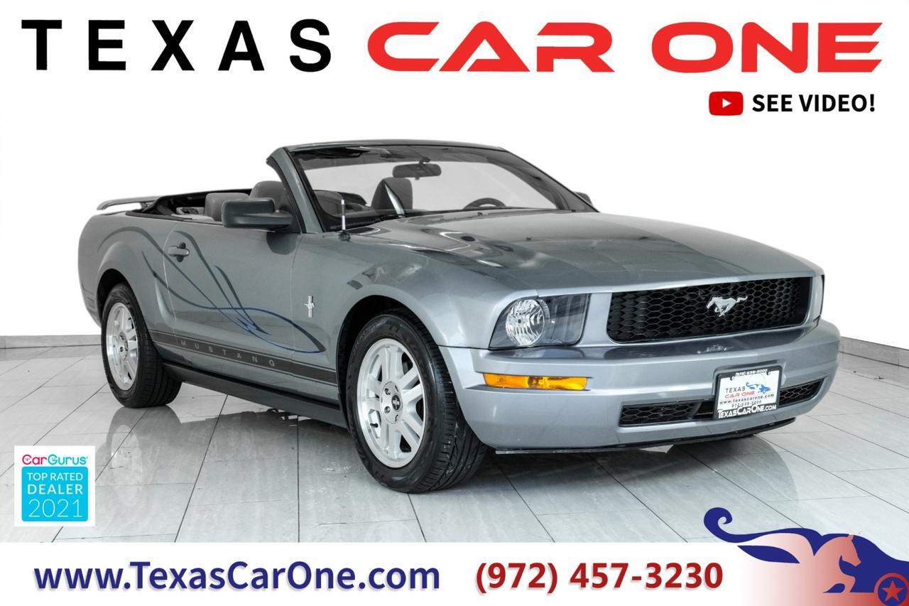 2007 Ford Mustang Convertible DELUXE AUTOMATIC LEATHER SEATS REAR CAMERA CRUISE CONTROL ALLOY WHEELS