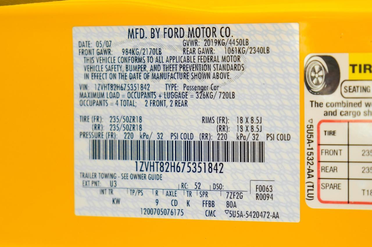 2007 Ford Mustang GT PREMIUM LEATHER SEATS SHAKER AUDIO CRUISE CONTROL REMOTE KEYE Carrollton TX