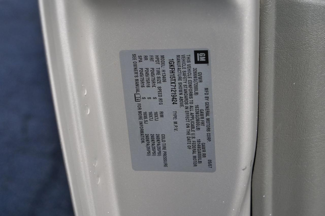 2007 GMC Savana 1500 Passenger Van AWD / 5.3L V8 / Rear AC! Lincolnton NC