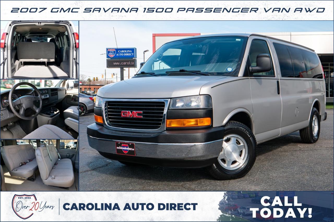 2007 GMC Savana 1500 Passenger Van AWD / 5.3L V8 / Rear AC!