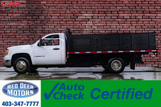2007 GMC Sierra 3500HD 4x4 Reg Cab SLE 12 Ft Dump Deck Red Deer AB