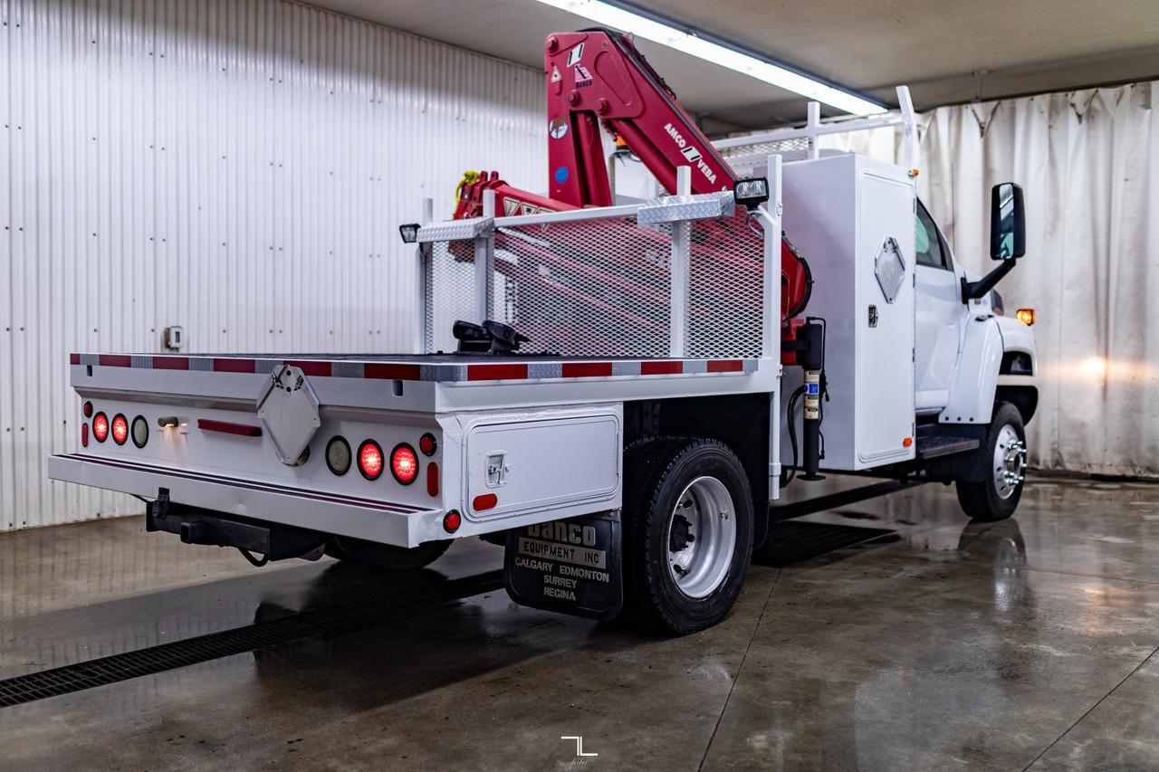 2007 GMC TC5500 4x4 Reg Cab Picker Deck Diesel Red Deer AB