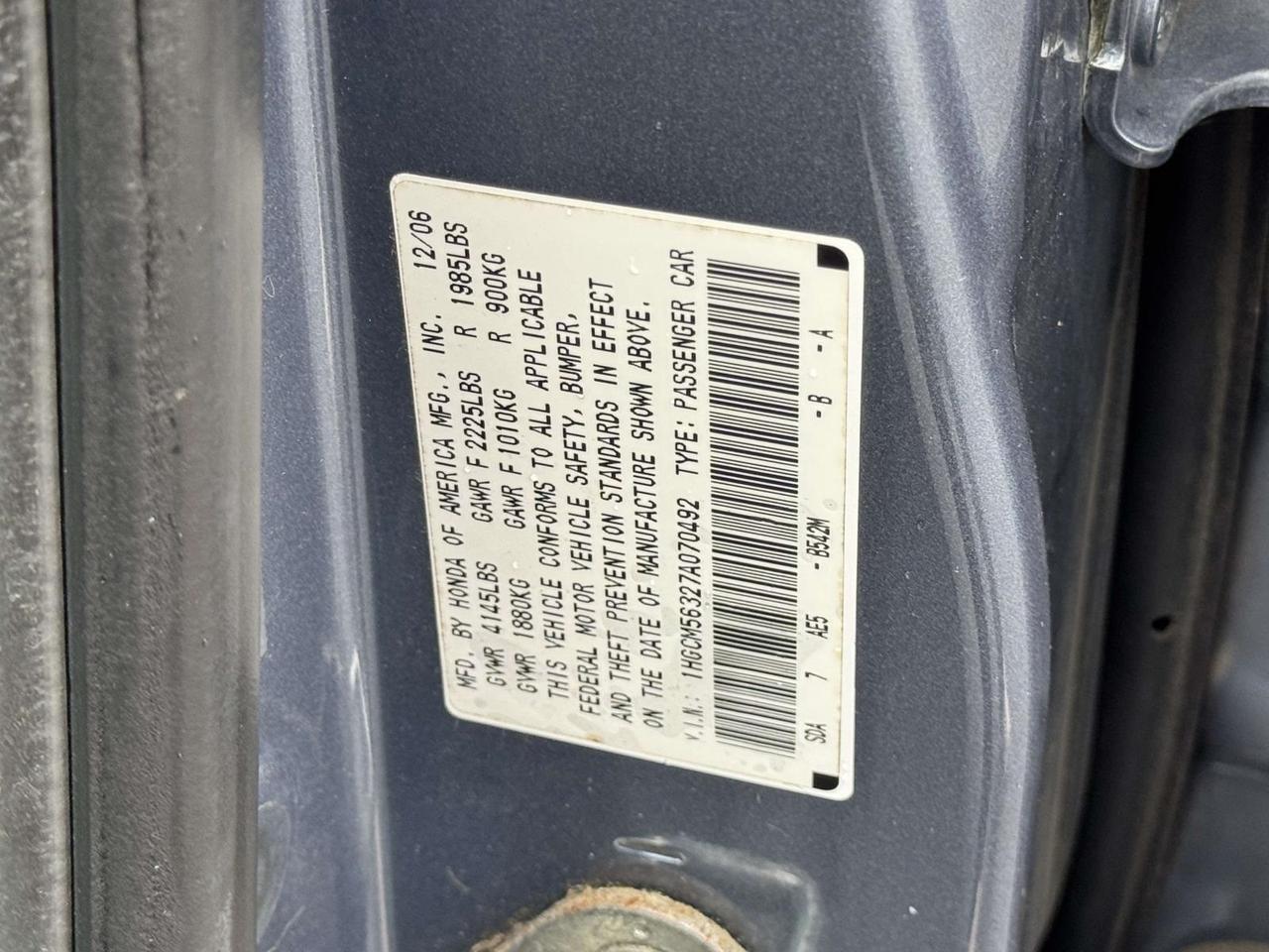 2007 Honda Accord SE 2.4 Alexandria VA