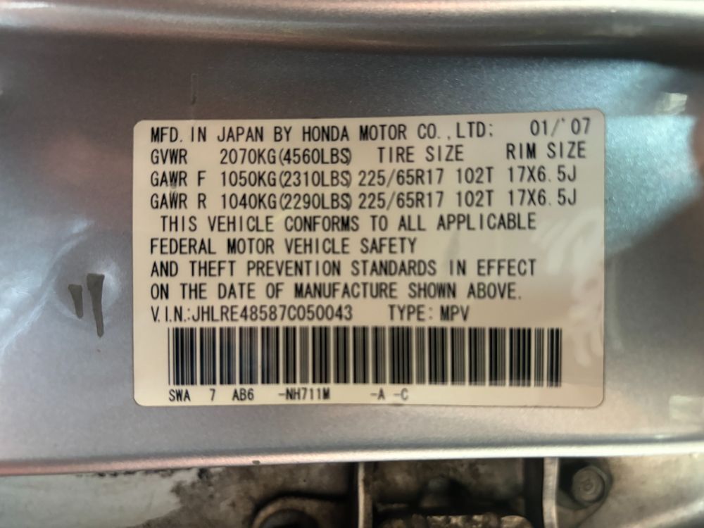 2007 Honda CR-V EX Franklin OH