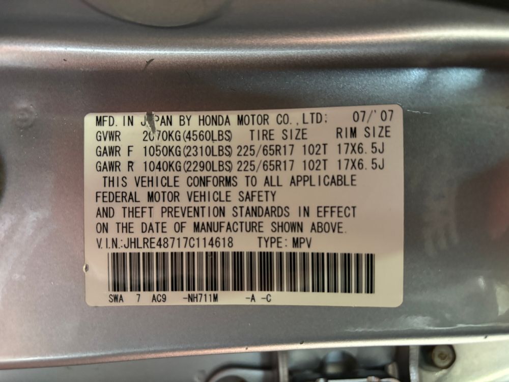 2007 Honda CR-V EX-L Franklin OH