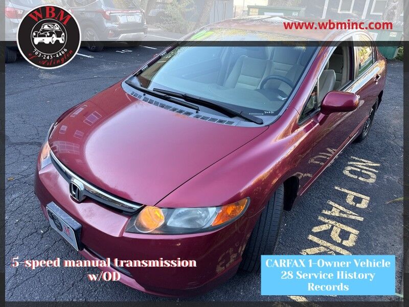 2007 Honda Civic Sdn EX w/ 5-speed manual transmission w/OD
