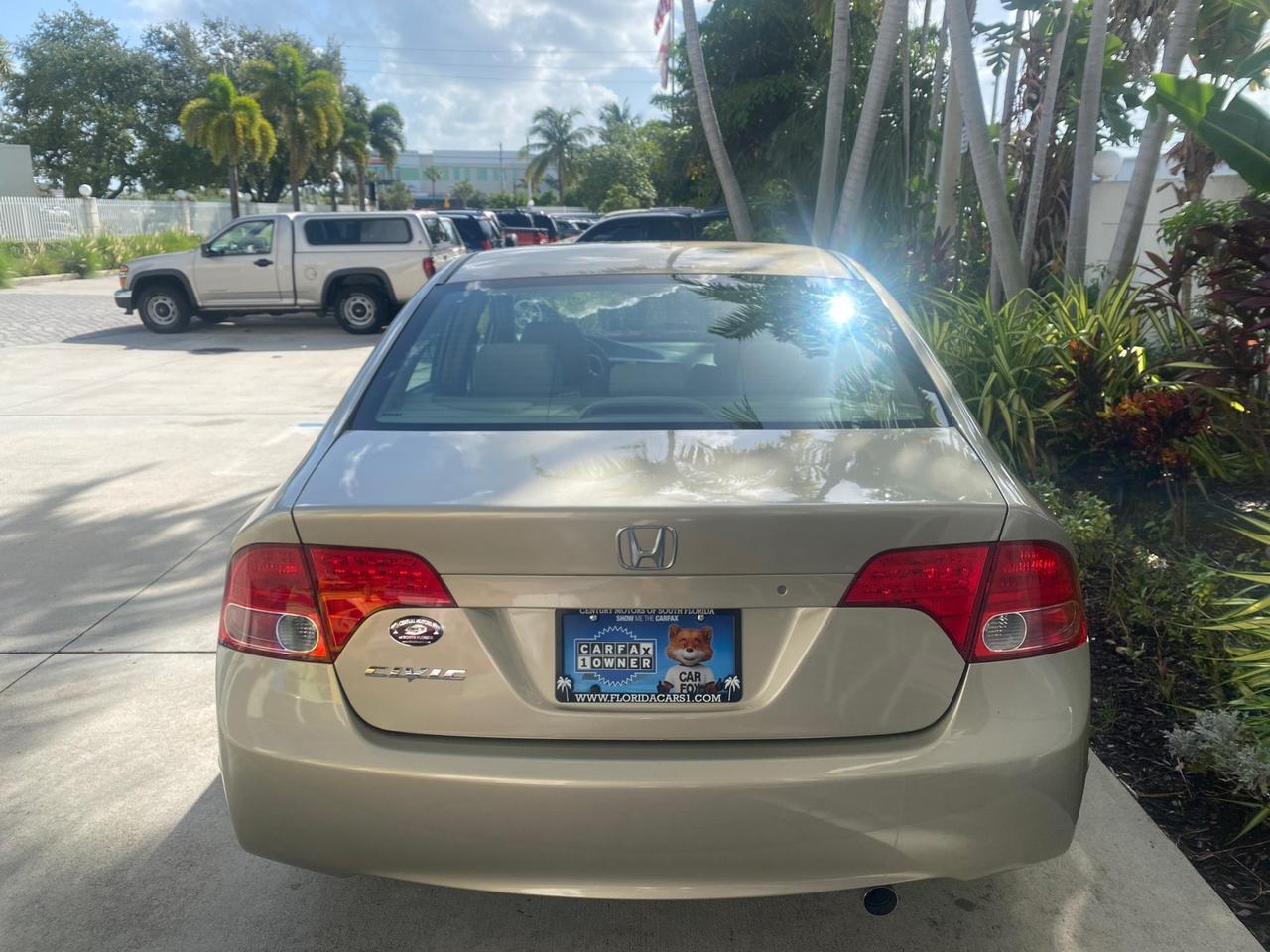 2007 Honda Civic Sdn LX LOW MILES 24,174 1 OWNER Pompano Beach FL