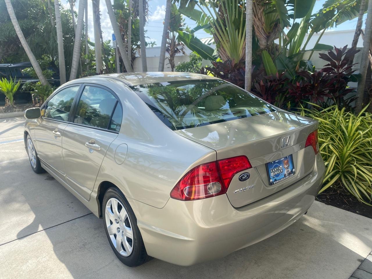 2007 Honda Civic Sdn LX LOW MILES 24,174 1 OWNER Pompano Beach FL