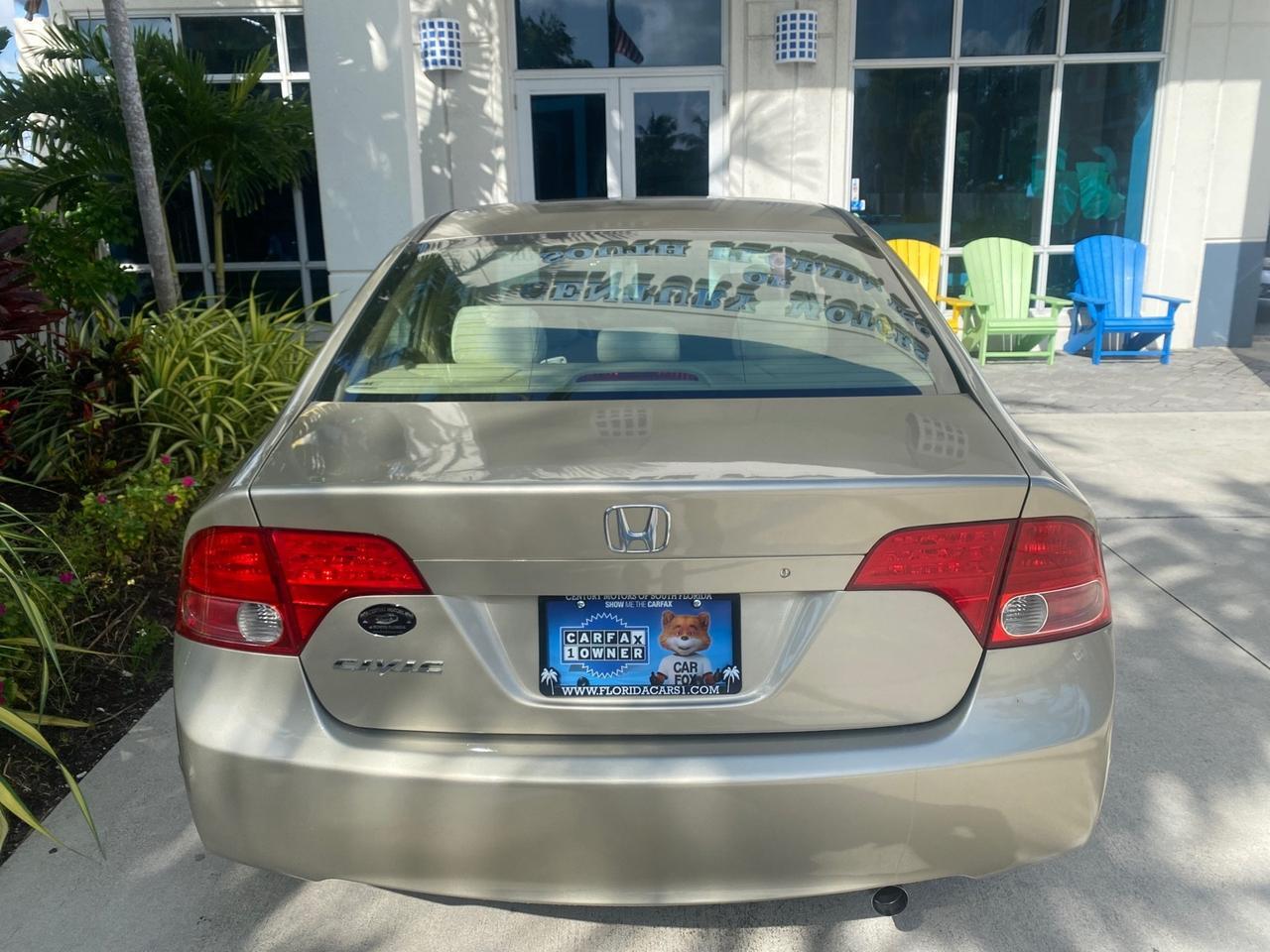 2007 Honda Civic Sdn LX LOW MILES 24,174 1 OWNER Pompano Beach FL