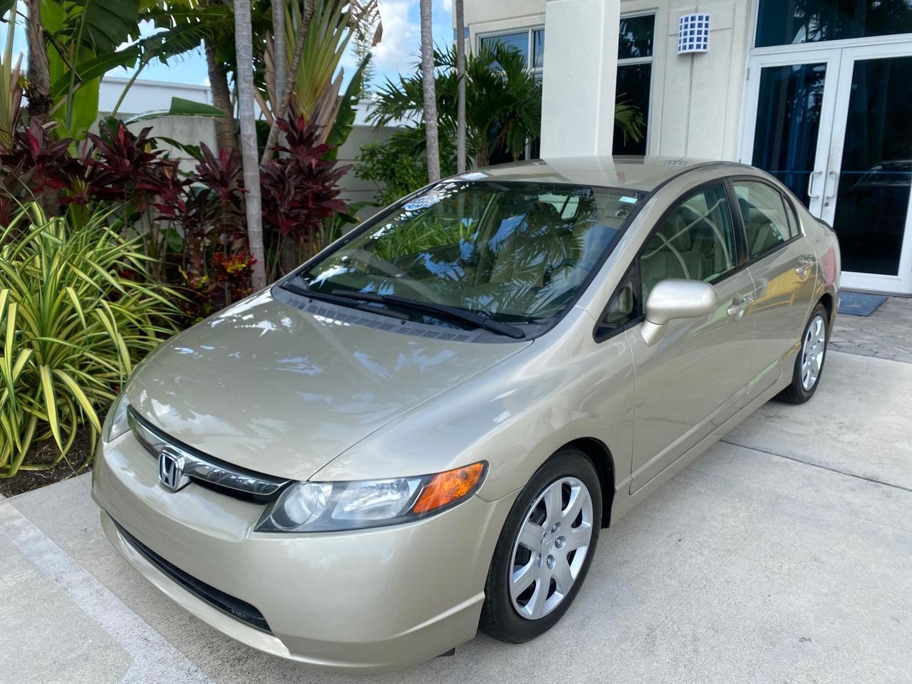 2007 Honda Civic Sdn LX LOW MILES 24,174 1 OWNER Pompano Beach FL