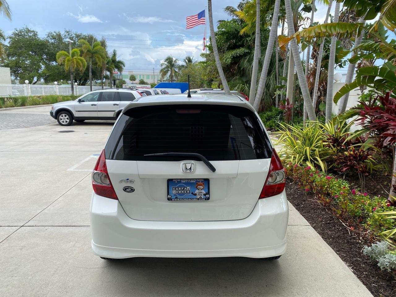 2007 Honda Fit 37 MPG AUTO AC Sport LOW MILES 40,042 Pompano Beach FL