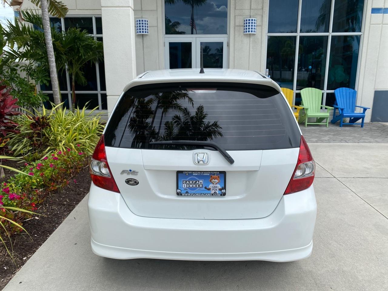 2007 Honda Fit 37 MPG AUTO AC Sport LOW MILES 40,042 Pompano Beach FL