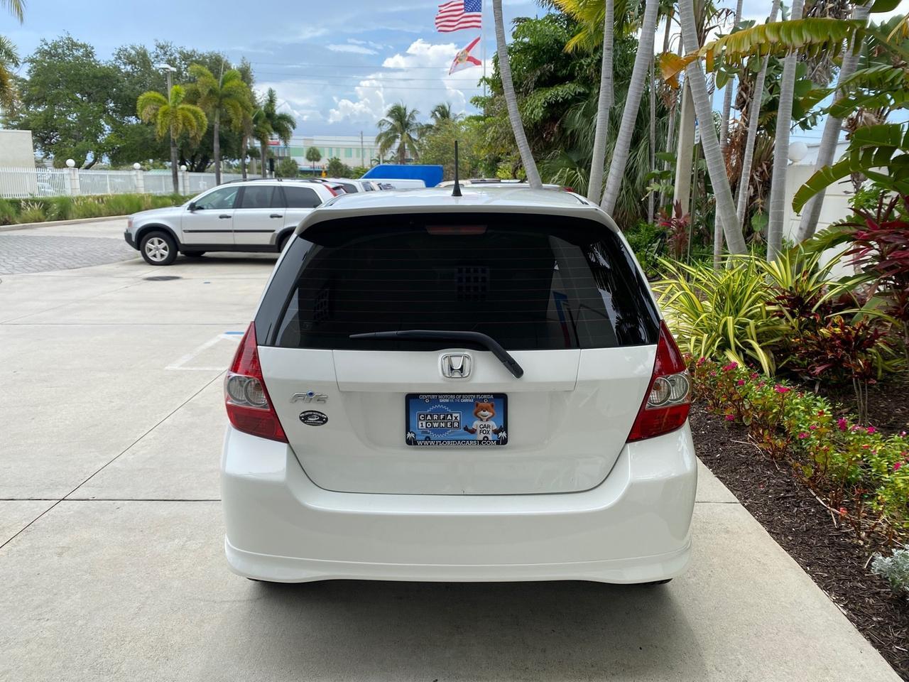 2007 Honda Fit 37 MPG AUTO AC Sport LOW MILES 40,042 Pompano Beach FL