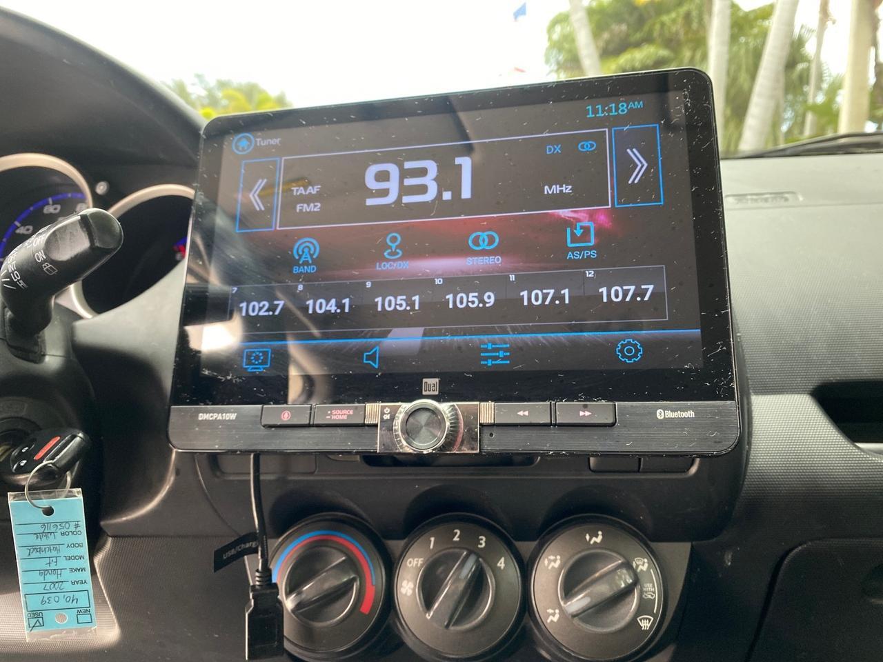 2007 Honda Fit 37 MPG AUTO AC Sport LOW MILES 40,042 Pompano Beach FL
