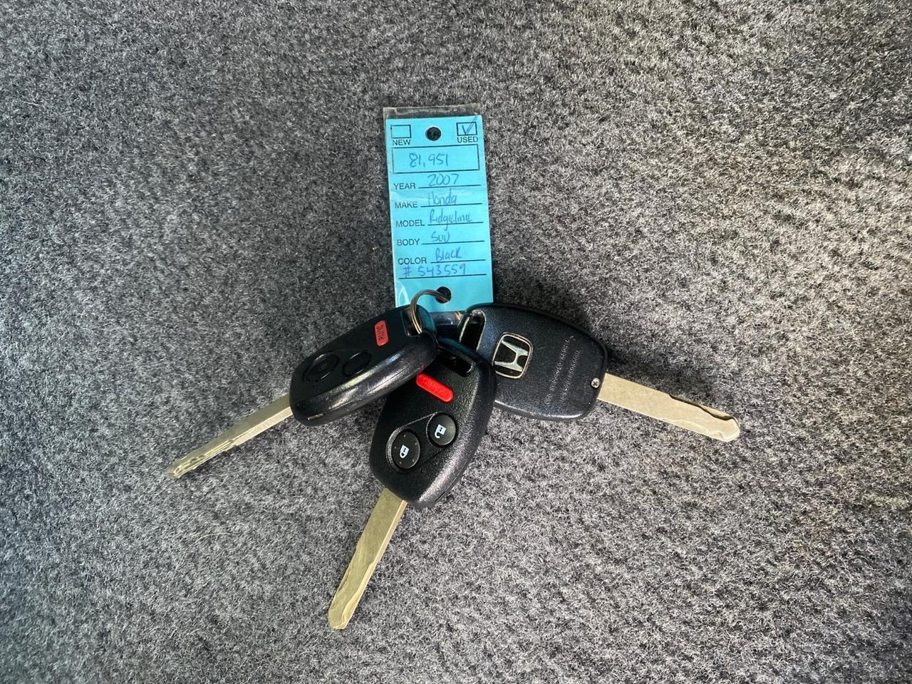 2007 Honda Ridgeline RTL w/Leather 1 OWNER FL Pompano Beach FL