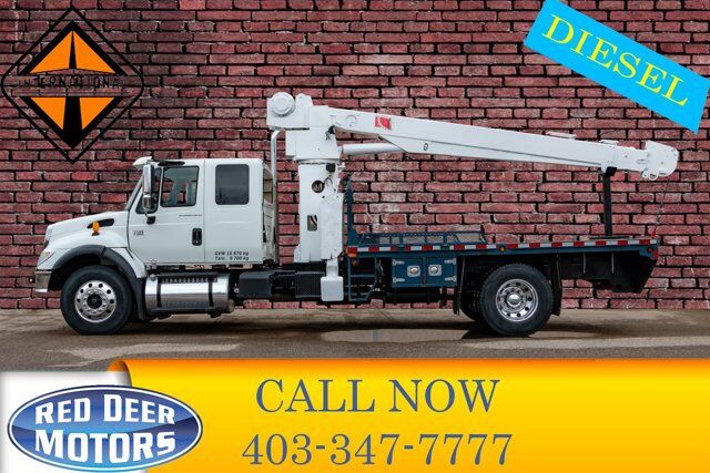 2007 International 7500 HT570 Pitman 8 Ton Crane Red Deer AB