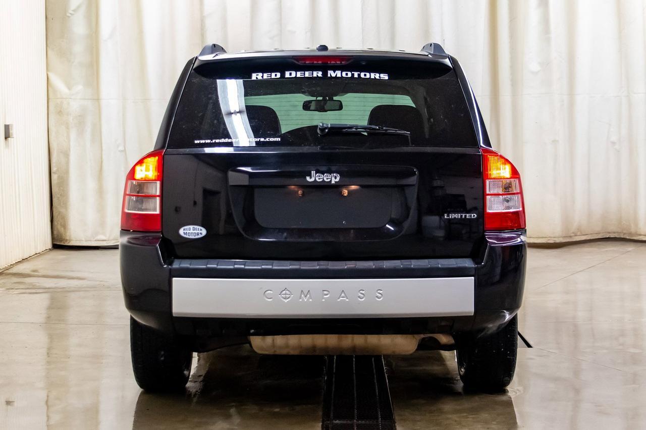 2007 Jeep Compass Limited FWD Leather Roof HSeat Red Deer AB