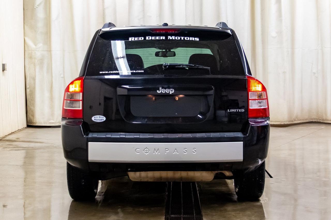2007 Jeep Compass Limited FWD Leather Roof HSeat Red Deer AB