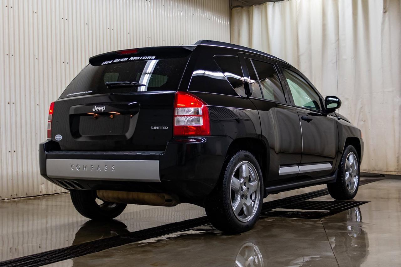 2007 Jeep Compass Limited FWD Leather Roof HSeat Red Deer AB