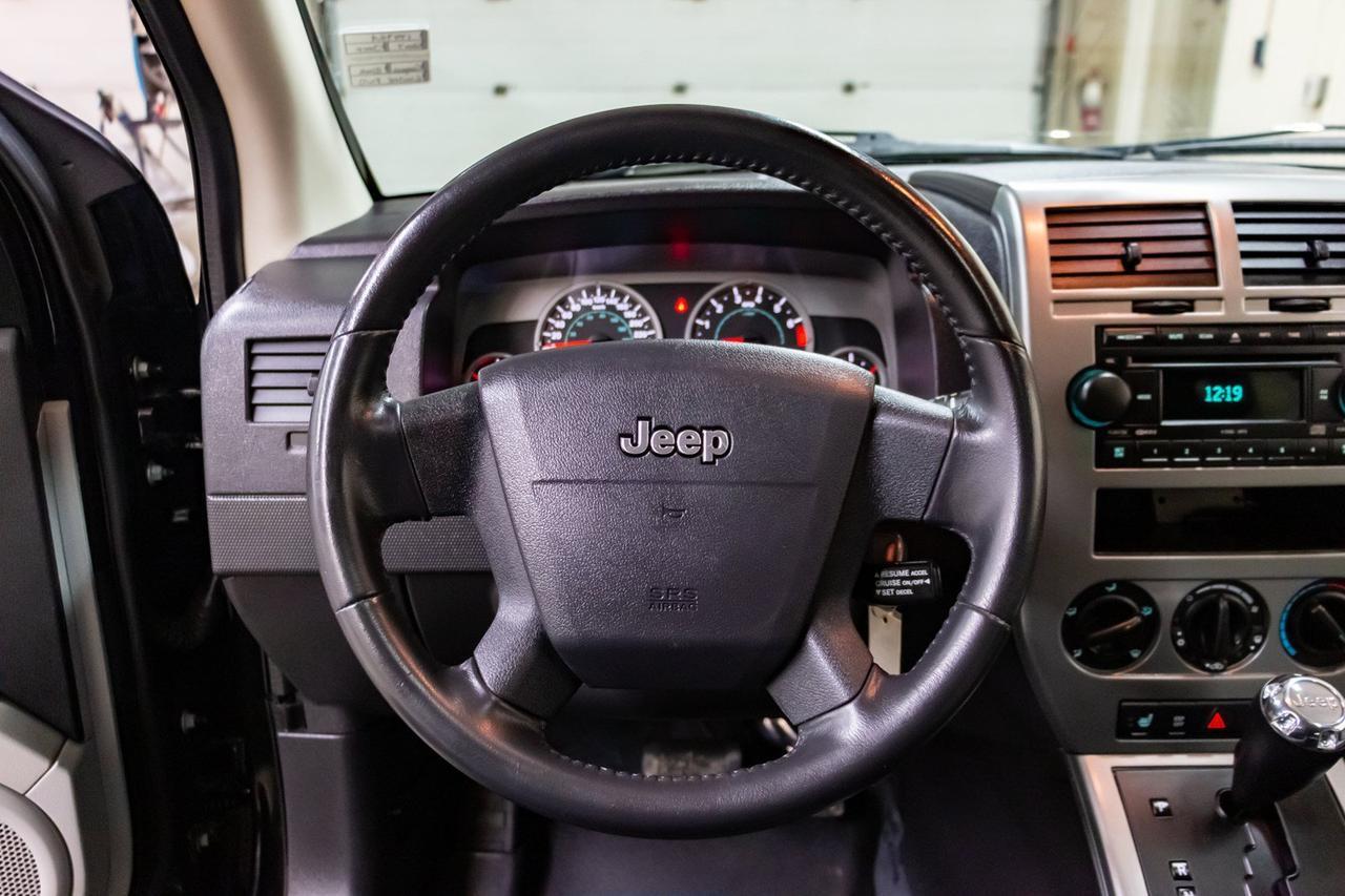 2007 Jeep Compass Limited FWD Leather Roof HSeat Red Deer AB