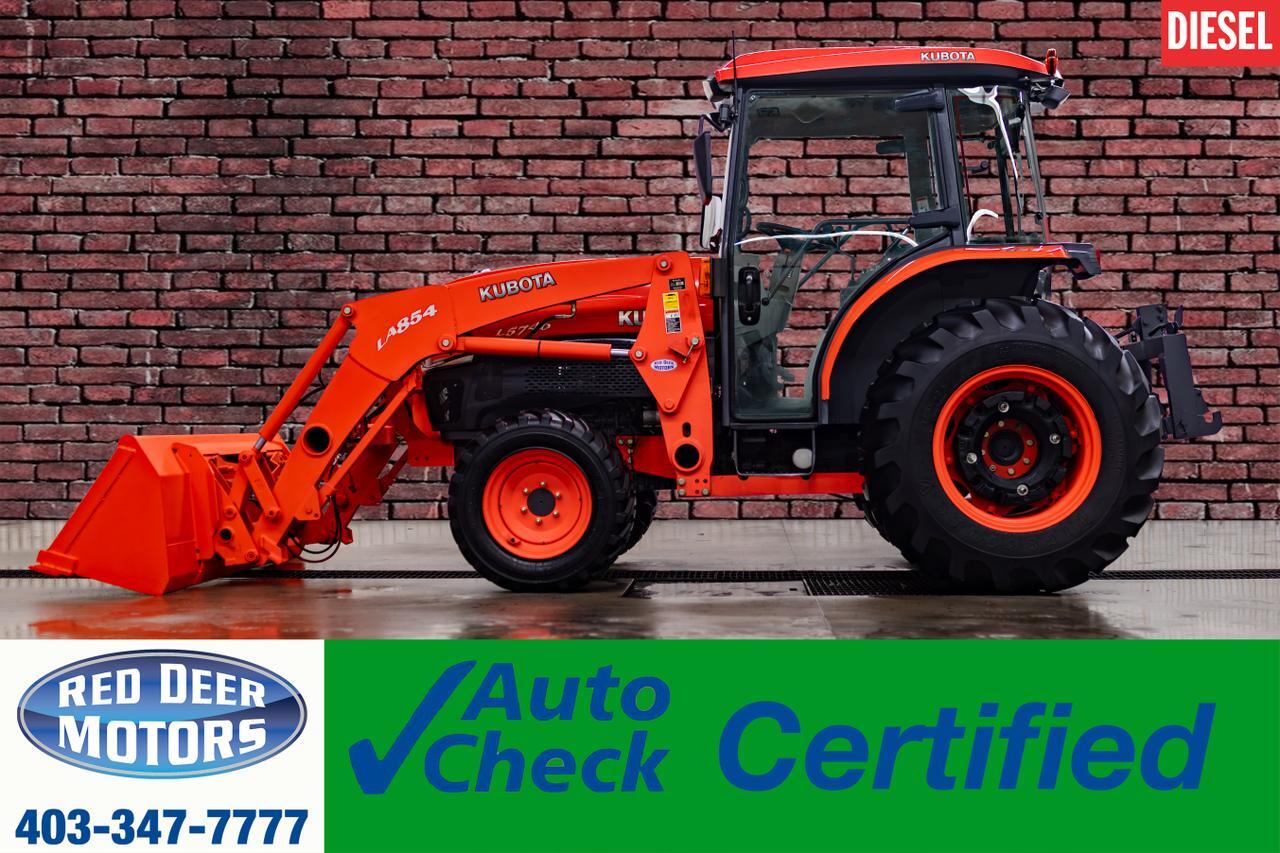 2007 Kubota L5740 MFWD Tractor Loader Bucket Diesel