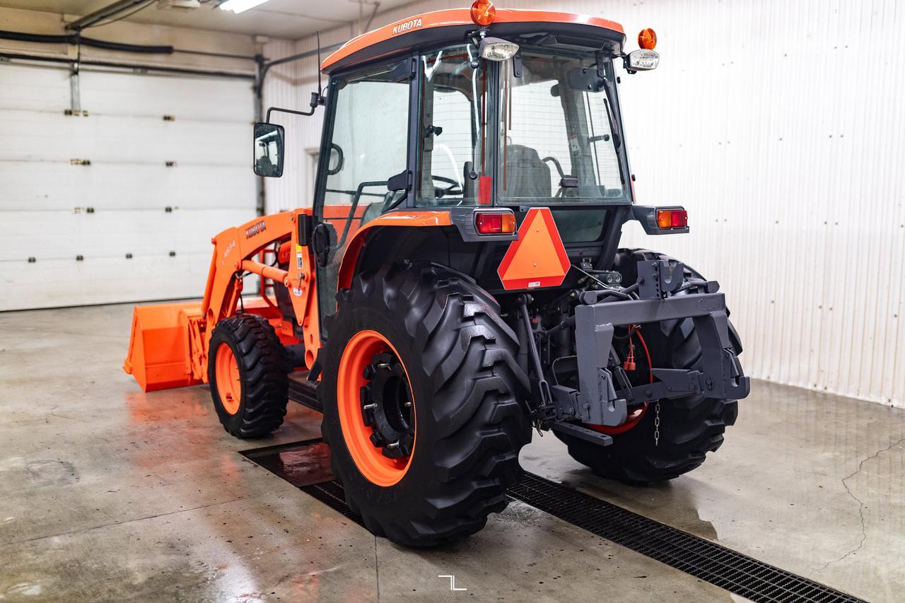 2007 Kubota L5740 MFWD Tractor Loader Bucket Diesel Red Deer AB