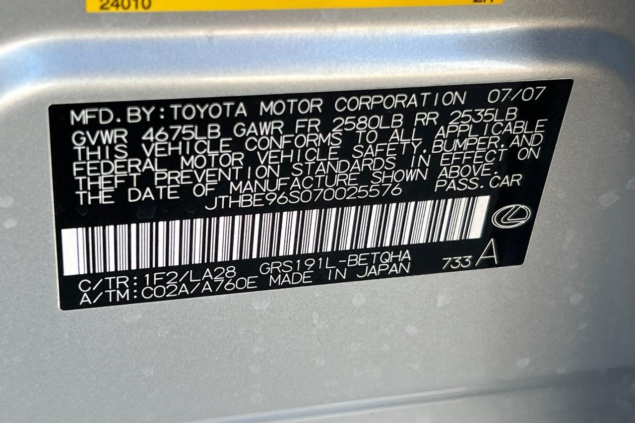 2007 Lexus GS 350 Roseville CA