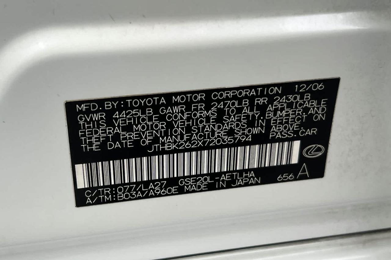 2007 Lexus IS 250 Roseville CA