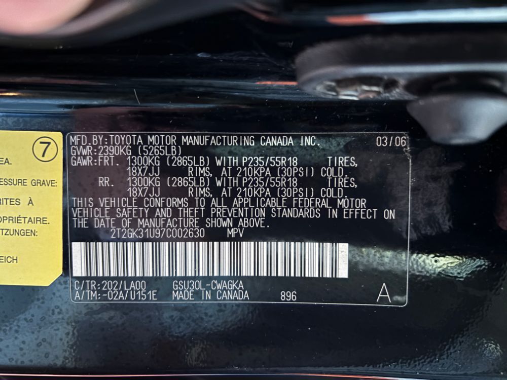 2007 Lexus RX 350 Base Franklin OH