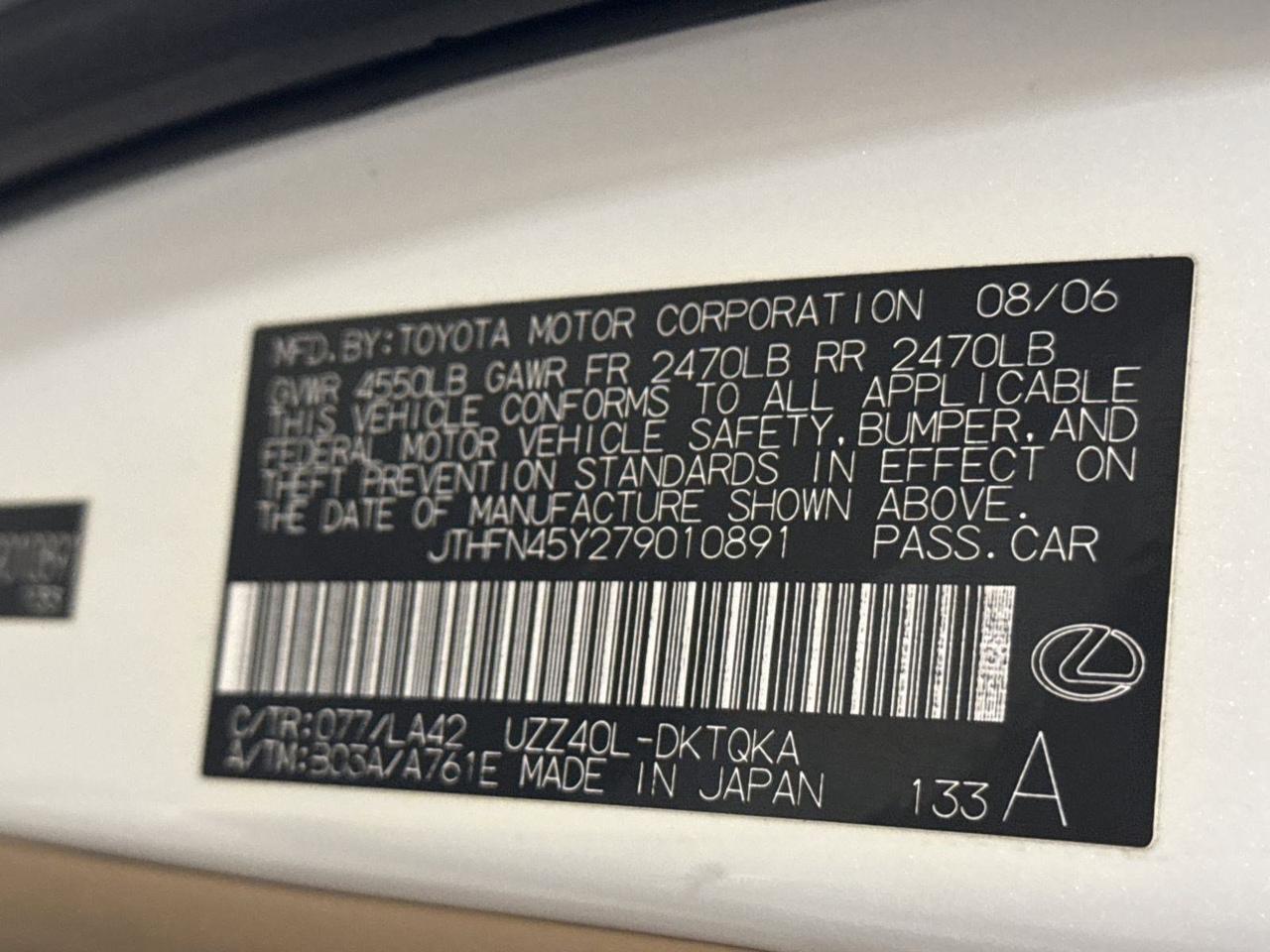 2007 Lexus SC 430 San Antonio TX