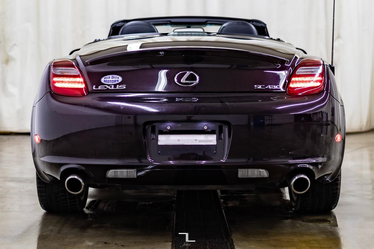 2007 Lexus SC 430 Hardtop Convertible Leather Nav Red Deer AB
