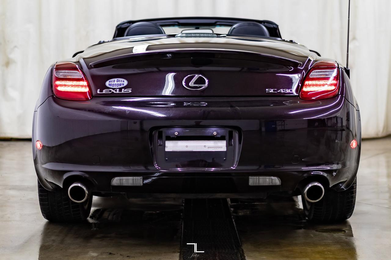 2007 Lexus SC 430 Hardtop Convertible Leather Nav Red Deer AB