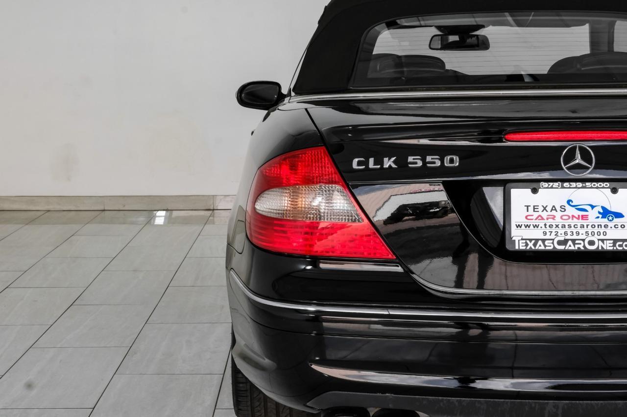 2007 Mercedes-Benz CLK 550 AUTOMATIC NAVIGATION LEATHER HEATED AND COOLED SEATS KEYLESS START CRUISE CONTROL Carrollton TX