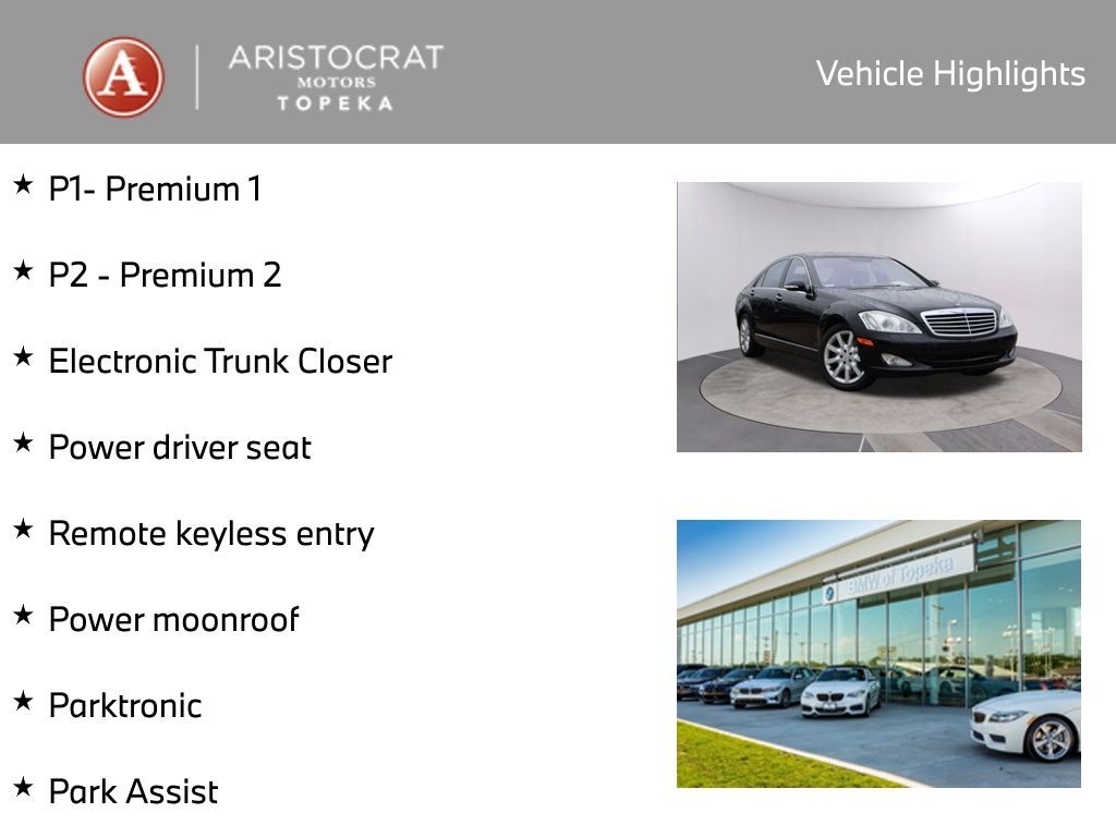 2007 Mercedes-Benz S-Class S 550 San Clemente CA