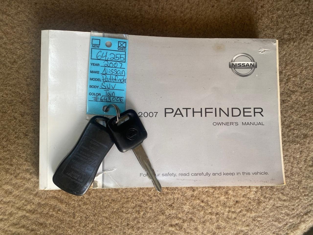 2007 Nissan Pathfinder S LOW MILES 64,259 1 OWNER Pompano Beach FL