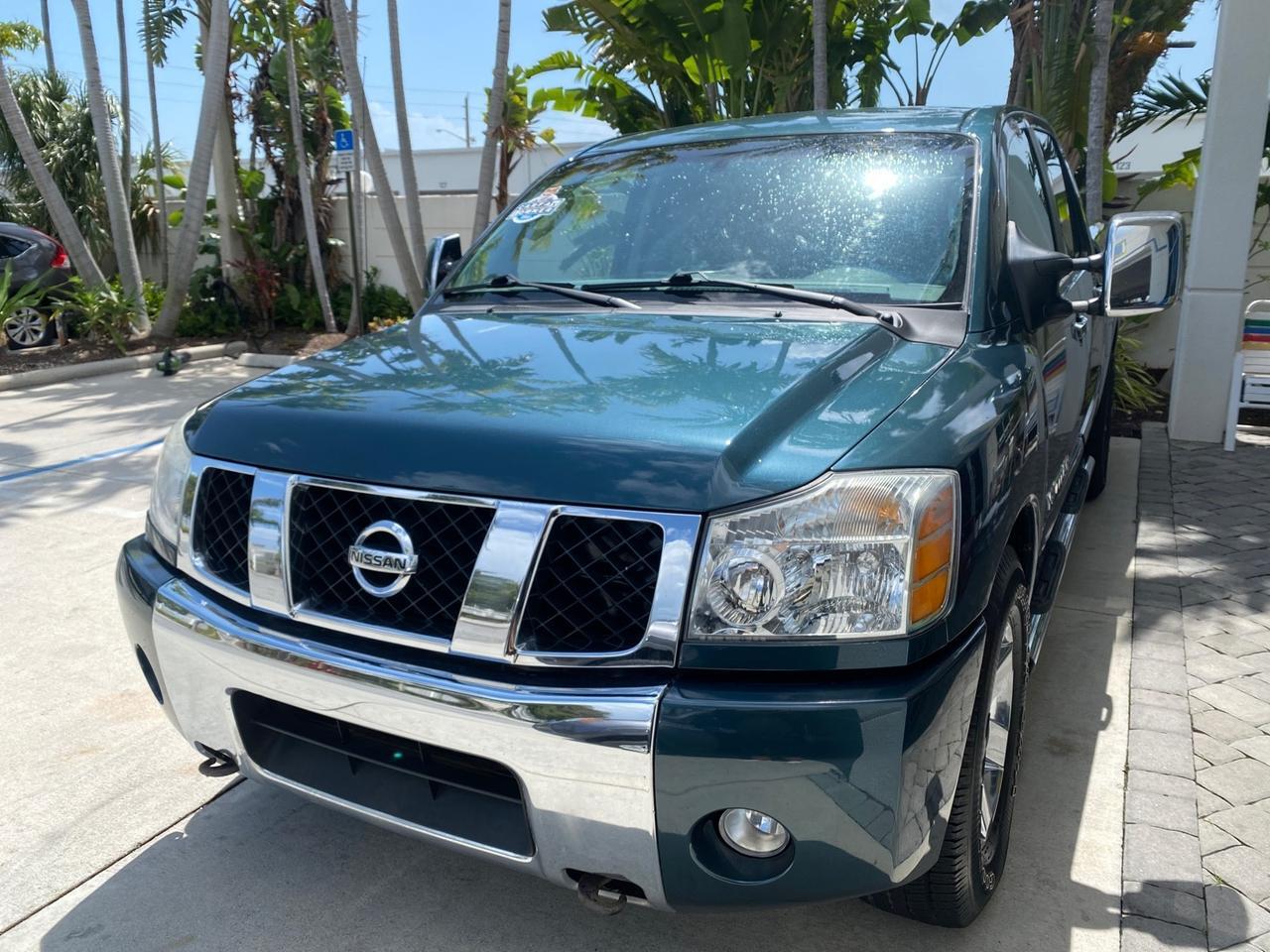 2007 Nissan Titan LE 1 OWNER LOW MILES 39,670 CREW CAB Pompano Beach FL
